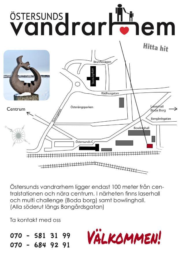 Oestersunds Vandrarhem Extérieur photo